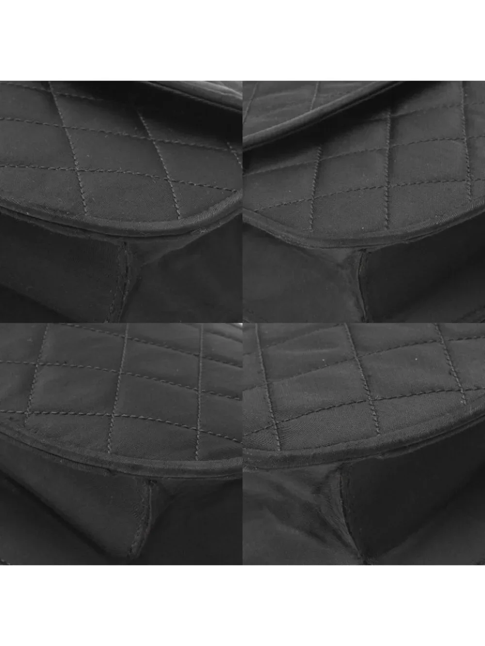 Chanel Quilted Paris Limited Chain Shoulder Satin Black with Gold and Silver - Picture 5 of 10